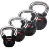 Sport-Thieme Kettlebell-Set "Gummiert Mit Glattem Chrom-Griff" -Fitnessgeräte 132 0800