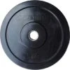 Sport-Thieme Hantelscheibe "Bumper Plate", Schwarz -Fitnessgeräte 235 4604